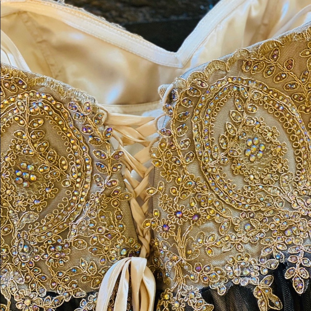 Beaded Short Prom Dress Size L